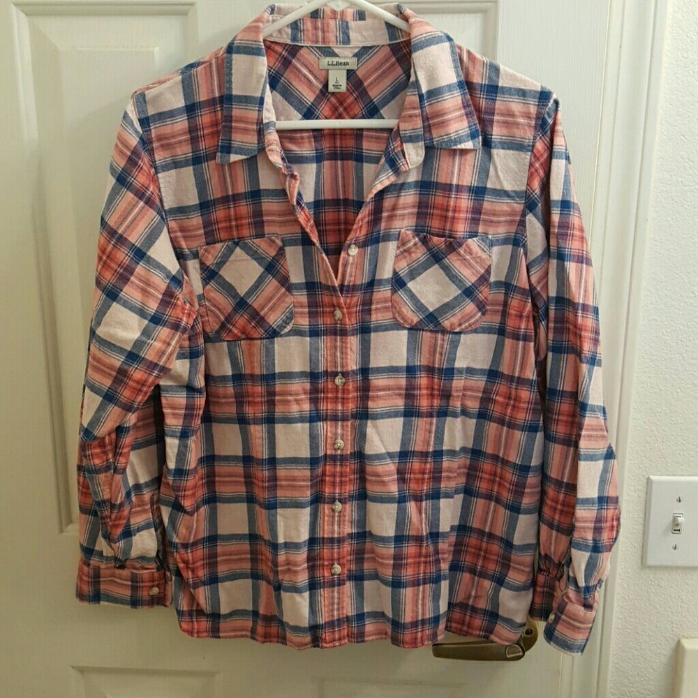 L L Bean flannel shirt